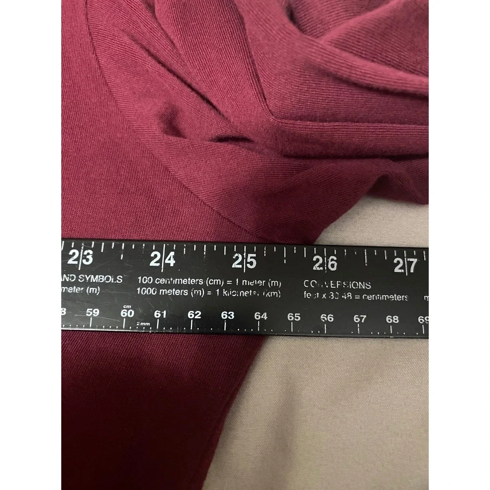 Polo Ralph Lauren T-Shirt Mens XXL Burgundy Preppy Pocket Long Sleeve